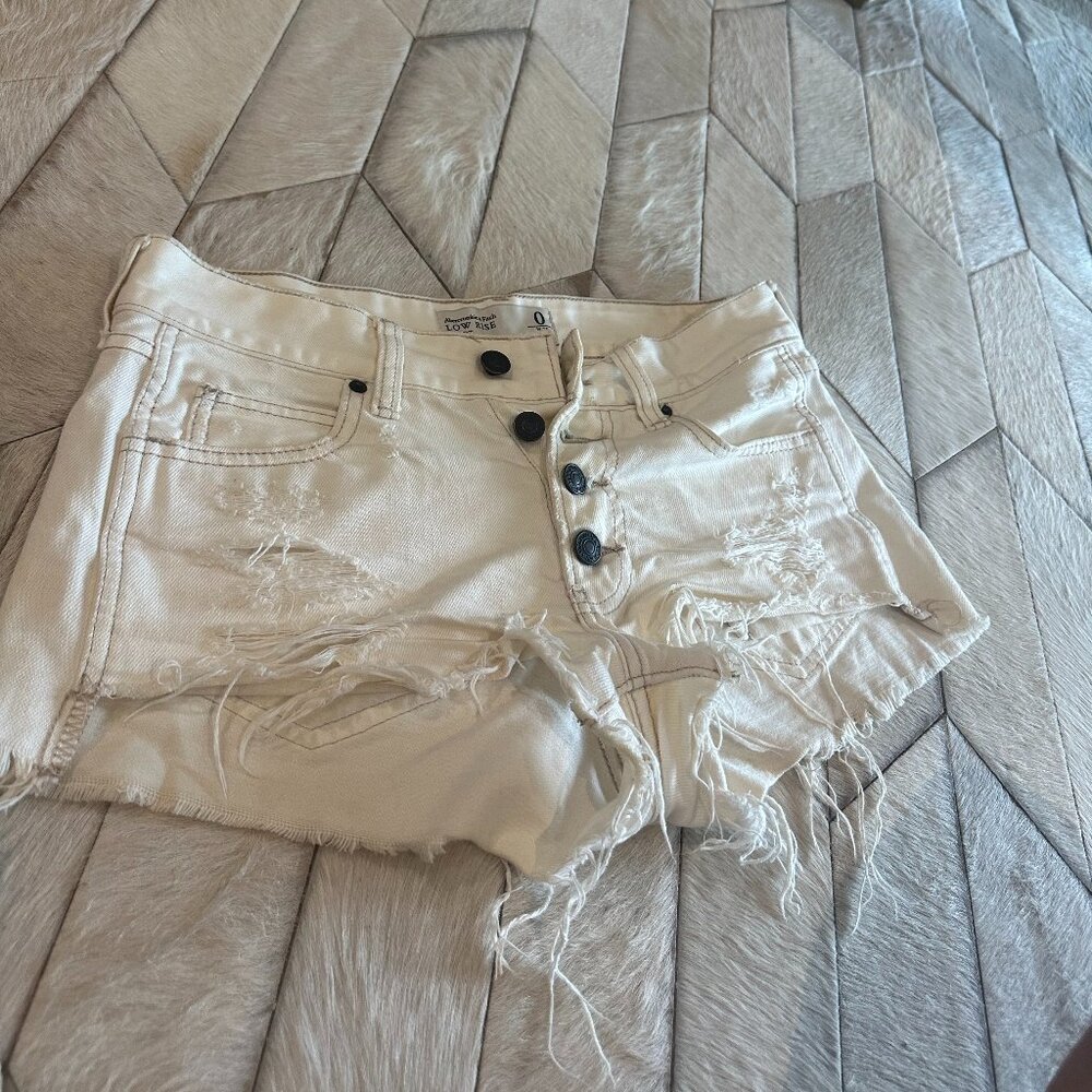 Abercrombie & Fitch Low Rise Jean Shorts